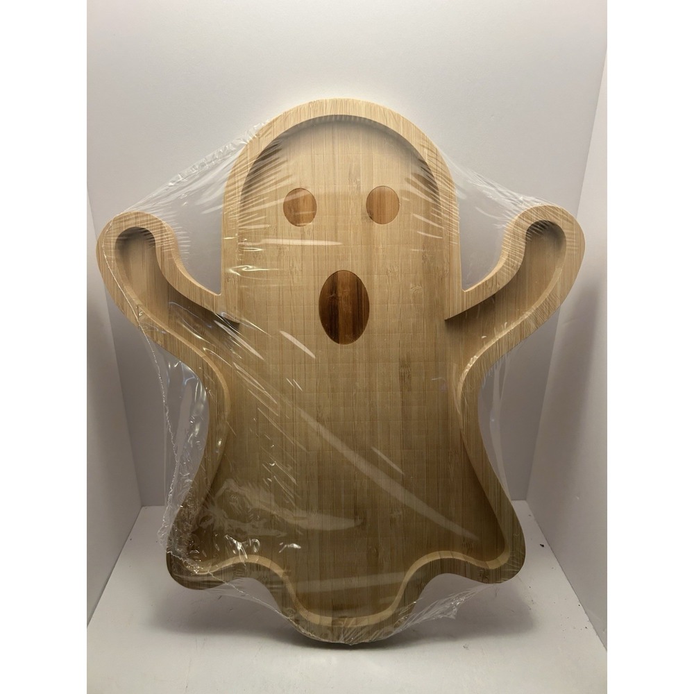 Halloween Ghost Candy/cookie Wooden Tray